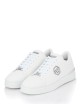 Leather Lo-Top Sneaker Hexagon white