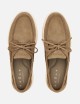 Mocassini da Barca scamosciati H-TV Beige