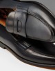 Mocassino Mario 50 in pelle blu