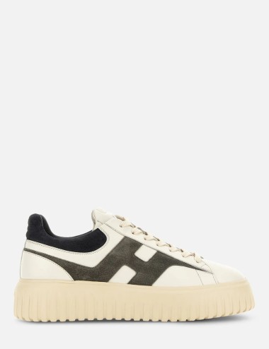 Sneakers H-Stripes Ivory Grey Blue