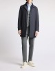 Morning Coat in technical poplin blue