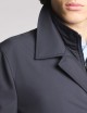 Morning Coat in technical poplin blue