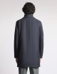 Morning Coat in popeline tecnico blu
