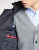 Morning Coat in popeline tecnico blu
