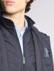 Morning Coat in technical poplin blue