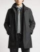 Morning Coat in popeline tecnico nero