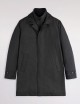 Morning Coat in technical poplin black