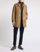 Morning Coat in popeline tecnico marrone