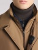 Morning Coat in technical poplin brown