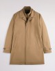 Morning Coat in technical poplin brown