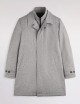 Morning Coat in mélange technical twill grey